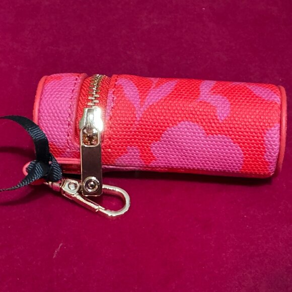 Canvas Classic Rose Lipstick Bag Charm - kate spade new york x Target, Pink/Red - Picture 12 of 13
